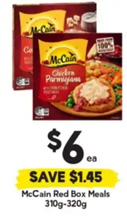 Drakes McCain Red Box Meals offer
