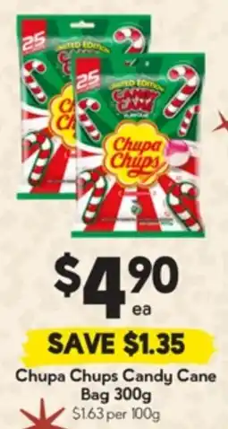 Drakes Chupa Chups Candy Cane Bag offer