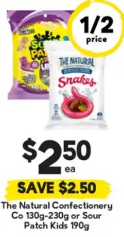 Drakes The Natural Confectionery Co or Sour Patch Kids offer