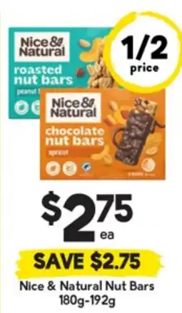 Drakes Nice & Natural Nut Bars offer