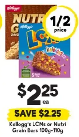 Drakes Kellogg's LCMs or Nutri Grain Bars offer