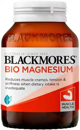 Amcal Pharmacies Blackmores Bio Magnesium 100 Tablets offer