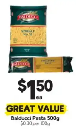 Drakes Balducci Pasta offer