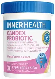 Amcal Pharmacies Inner Health Candex Probiotic 30 Capsules offer