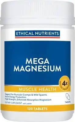 Amcal Pharmacies Ethical Nutrients Mega Magnesium 120 Tablets offer