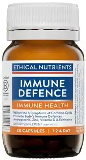 Amcal Pharmacies Ethical Nutrients Immune Defence 30 Capsules offer