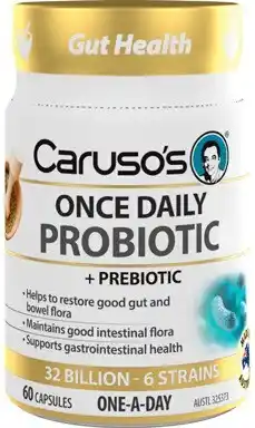 Amcal Pharmacies Caruso’s Once Daily Probiotic 60 Capsules offer
