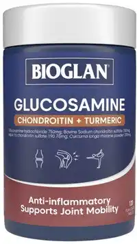 Amcal Pharmacies Bioglan Glucosamine Chondroitin + Turmeric 120 Tablets offer