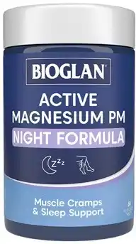 Amcal Pharmacies Bioglan Active Magnesium PM Night Formula 60 Tablets offer