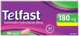 Amcal Pharmacies Telfast Hayfever Allergy Relief 180mg 30 Tablets offer