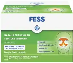 Amcal Pharmacies Fess Nasal & Sinus Gentle Strength Wash 100 Refills offer