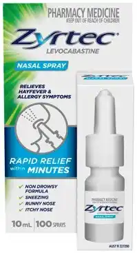 Amcal Pharmacies Zyrtec Allergy & Hayfever Relief Nasal Spray 10mL offer