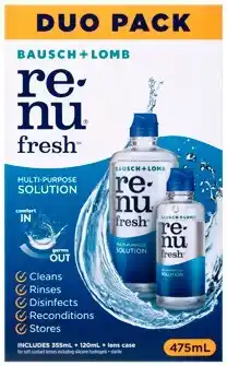 Amcal Pharmacies Renu Fresh Multi-Purpose Solution Duo Pack 475mL offer