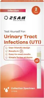 Amcal Pharmacies 2san Urinary Tract Infections (Uti) Test Kit 2 Pack offer