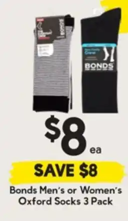 Drakes Bonds Men's or Women's Oxford Socks offer