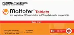 Amcal Pharmacies Maltofer Oral Iron 100 Tablets offer
