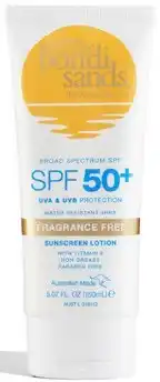 Amcal Pharmacies Bondi Sands SPF 50+ Fragrance Free Sunscreen Lotion 150mL offer