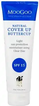 Amcal Pharmacies MooGoo Natural Cover Up Buttercup SPF 15 120g offer