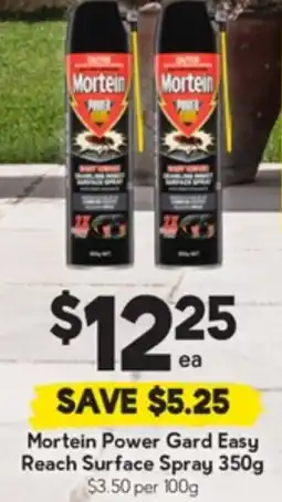 Drakes Mortein Power Gard Easy Reach Surface Spray offer