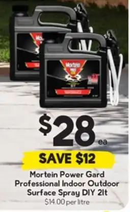 Drakes Mortein Power Gard Professional Indoor Outdoor Surface Spray DIY offer