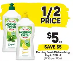 Drakes Morning Fresh Dishwashing Liquid offer