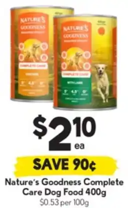 Drakes Nature's Goodness Complete Care Dog Food offer