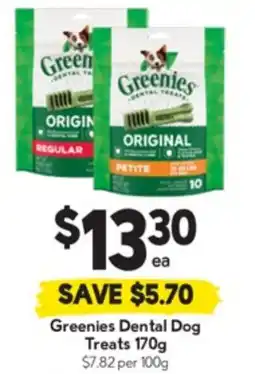 Drakes Greenies Dental Dog Treats offer