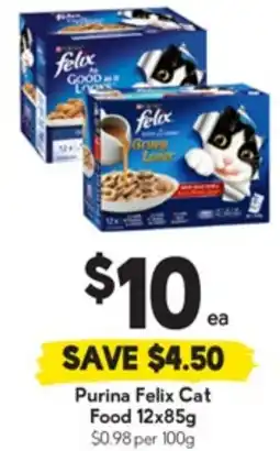 Drakes Purina Felix Cat Food offer