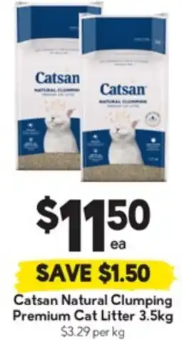 Drakes Catsan Natural Clumping Premium Cat Litter offer
