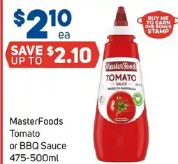 Foodland MasterFoods Tomato or BBQ Sauce offer