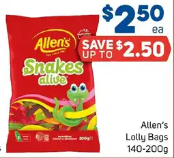 Foodland Allen's Lolly Bags offer