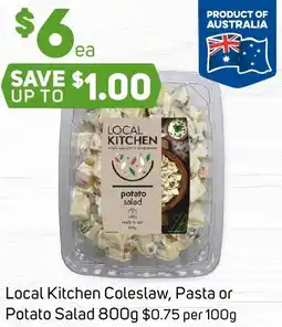 Foodland Local Kitchen Coleslaw, Pasta or Potato Salad offer