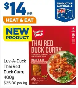 Foodland Luv-A-Duck Thai Red Duck Curry offer