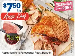 Foodland Australian Pork Forequarter Roast Bone-In offer