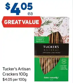 Foodland Tucker's Artisan Crackers offer
