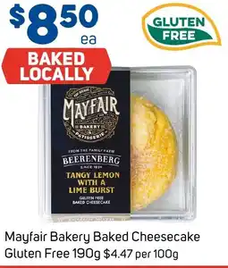 Foodland Mayfair Bakery Baked Cheesecake Gluten Free offer