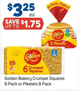 Foodland Golden Bakery Crumpet Squares offer