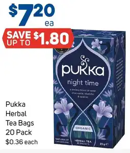 Foodland Pukka Herbal Tea Bags offer