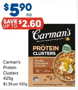Foodland Carman's Protein Clusters offer