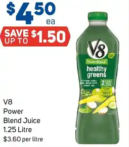 Foodland V8 Power Blend Juice offer