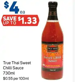 Foodland True Thai Sweet Chilli Sauce offer