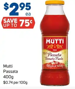 Foodland Mutti Passata offer