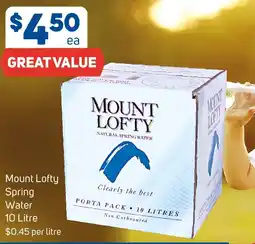 Foodland Mount Lofty Spring Water offer