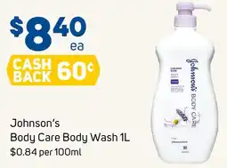 Foodland Johnson's Body Care Body Wash offer