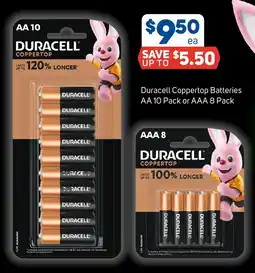 Foodland Duracell Coppertop Batteries offer