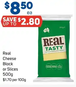 Foodland Real Cheese Block or Slices offer