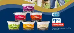Foodland Fleurieu Yoghurt Lactose Free offer