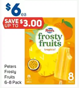 Foodland Peters Frosty Fruits offer