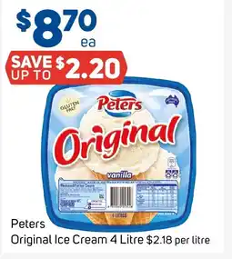 Foodland Peters Original Ice Cream offer