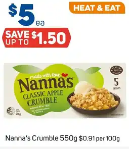 Foodland Nanna's Crumble offer